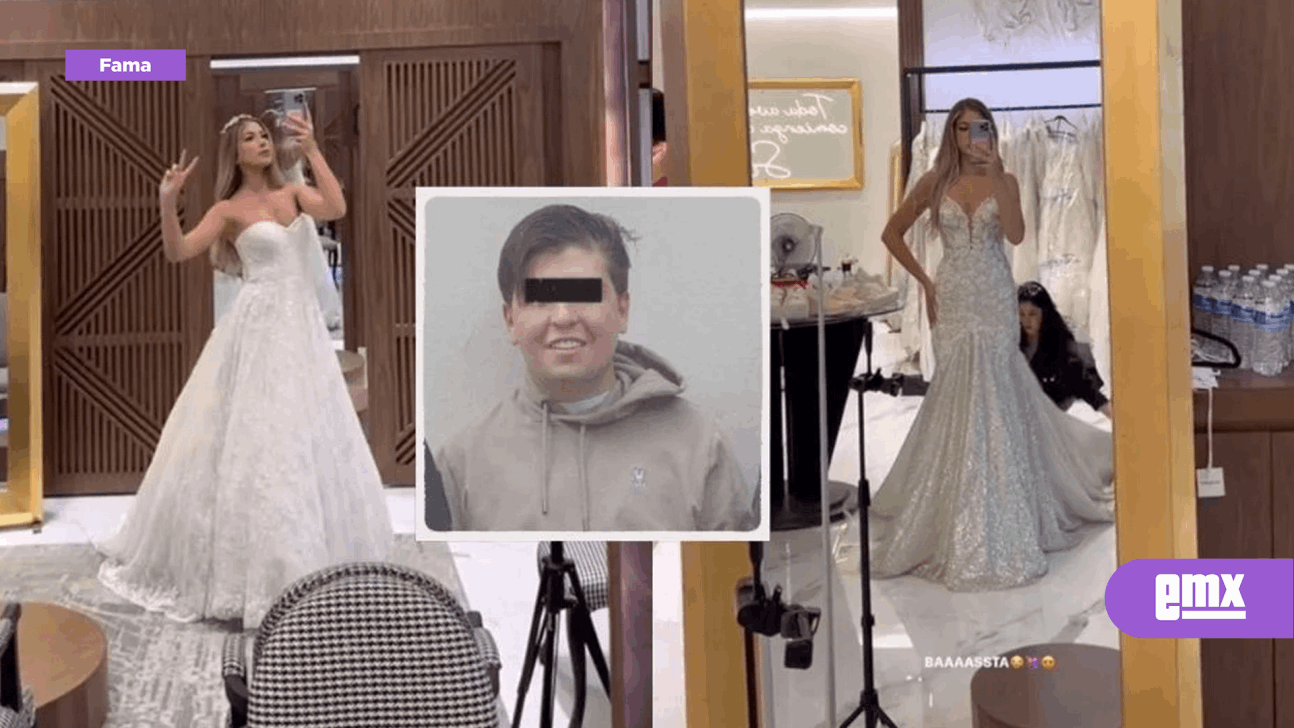 EMX-Pareja de 'Fofo' Márquez se prueba vestidos de novia, ¿Se casarán en la cárcel?