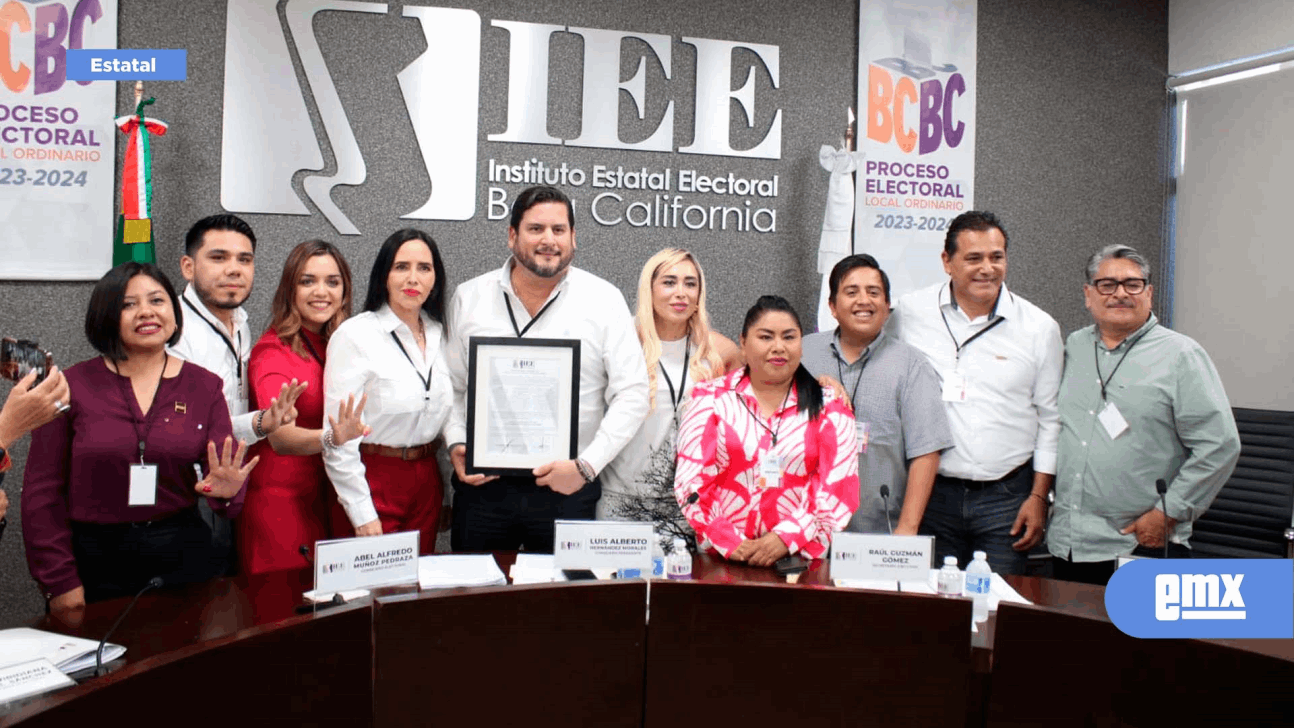 EMX-Recibe Ismael Burgueño Constancia de Mayoría en la capital
