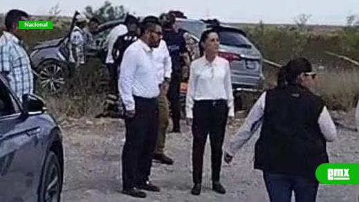 EMX-Una persona sin vida y tres heridos deja accidente entre dos camionetas; una de la avanzada de Sheinbaum