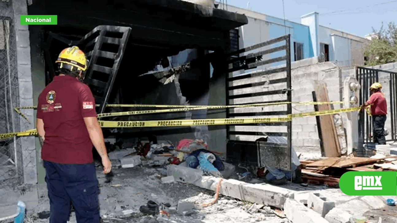 EMX-Terrible explosión en Escobedo, NL deja 10 lesionados y daños en 34 casas