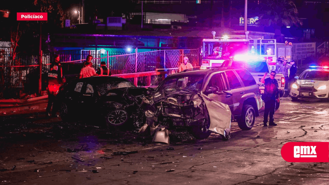 EMX-Carambola vehicular dejó un lesionado en Mexicali 