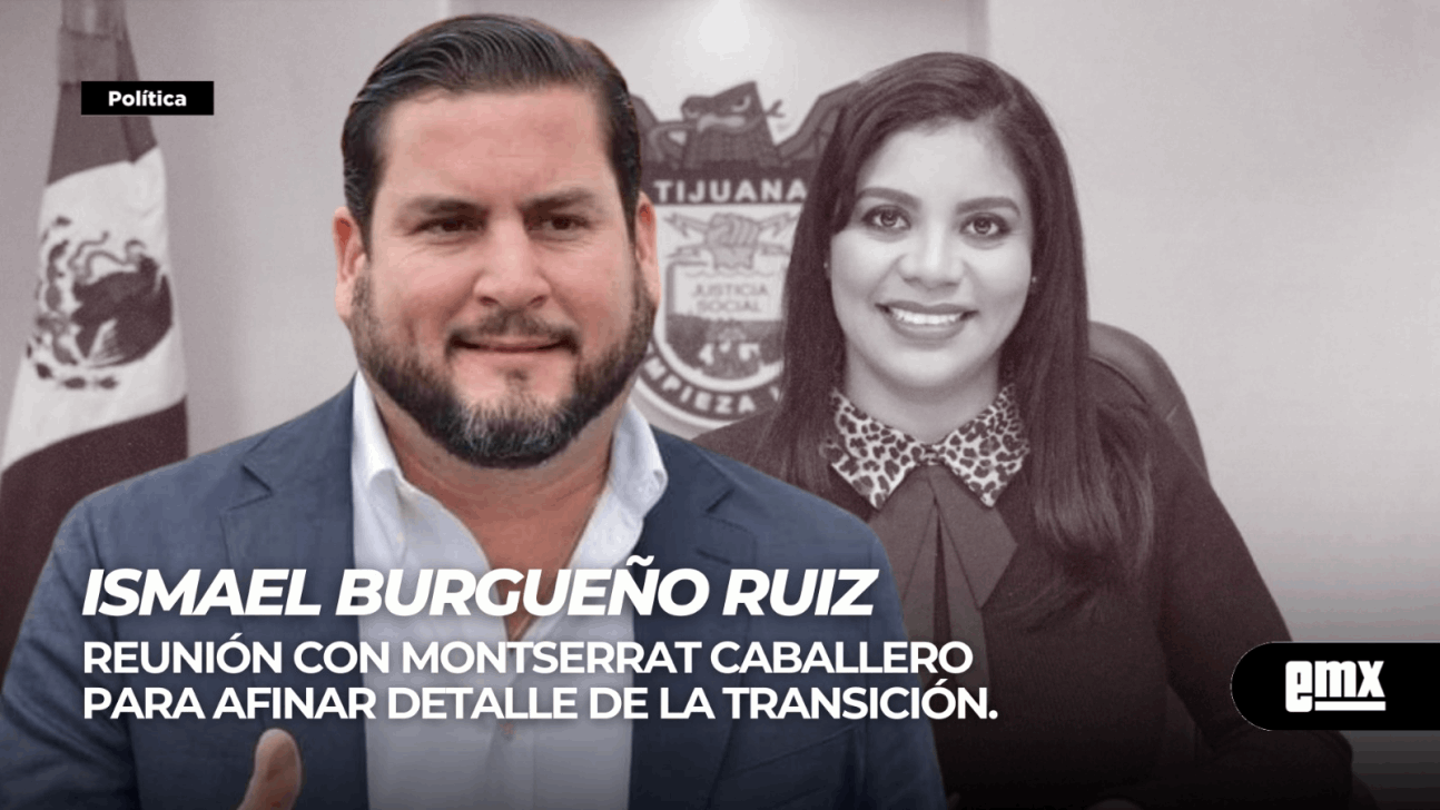 EMX-ISMAEL BURGUEÑO RUIZ…reunión con Montserrat Caballero para afinar detalles de la transición.