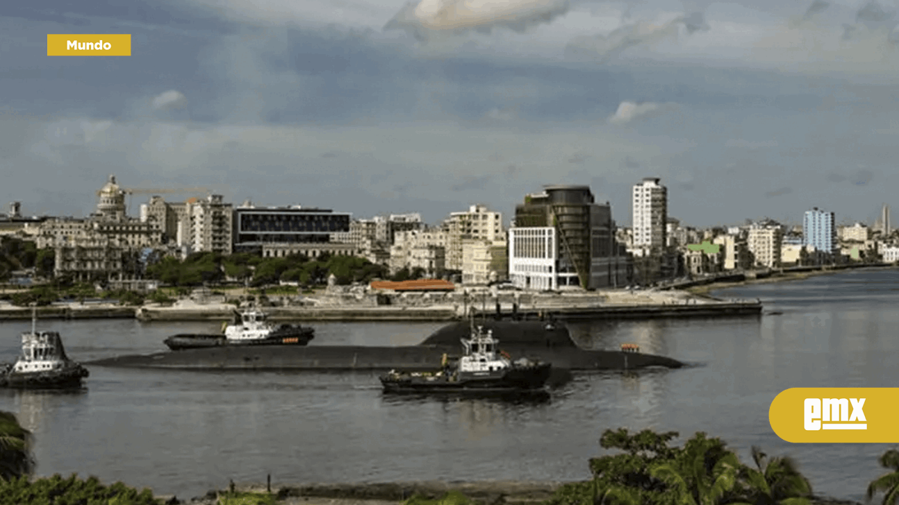 EMX-Submarino nuclear ruso Kazan abandona la bahía de La Habana