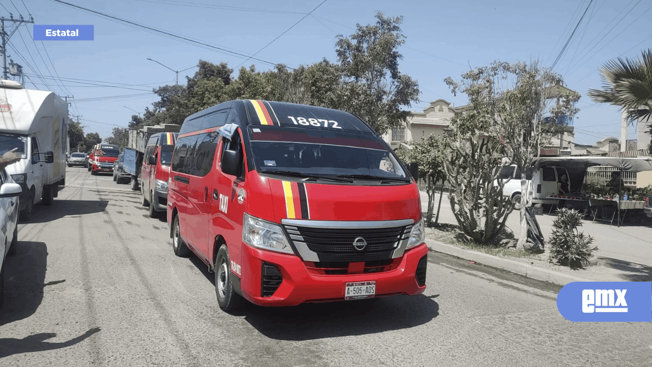 EMX-Taxis rojos inauguran 2 nuevas rutas en la zona este de Tijuana, tras acuerdo