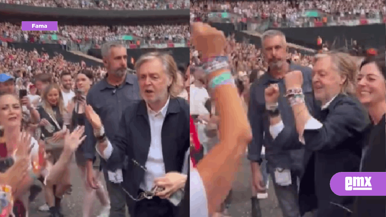 EMX-Paul McCartney, un swiftie más: mirá el video del cantante bailando en un recital de Taylor Swift
