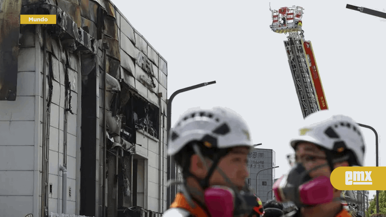 EMX-Incendio en fábrica de baterías en Corea del Sur deja 23 muertos