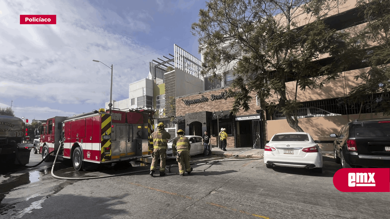 EMX-Se incendia restaurante Rinconcito Steak House, en Zona Río