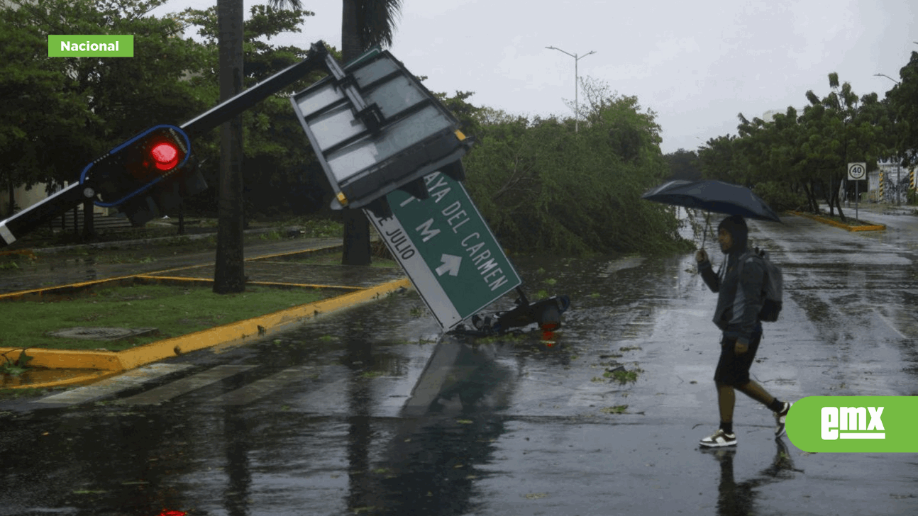 EMX-Huracán Beryl se debilita a categoría 1 en México, pero mantiene su peligrosidad