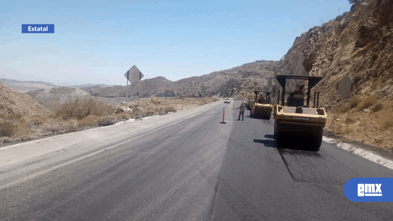 EMX-Por trabajos en la autopista Centinela-La Rumorosa registra desvío de autos