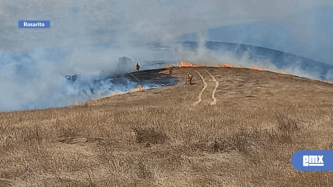 EMX-Sin control 10 incendios en las últimas 24 hrs. en Playas de Rosarito