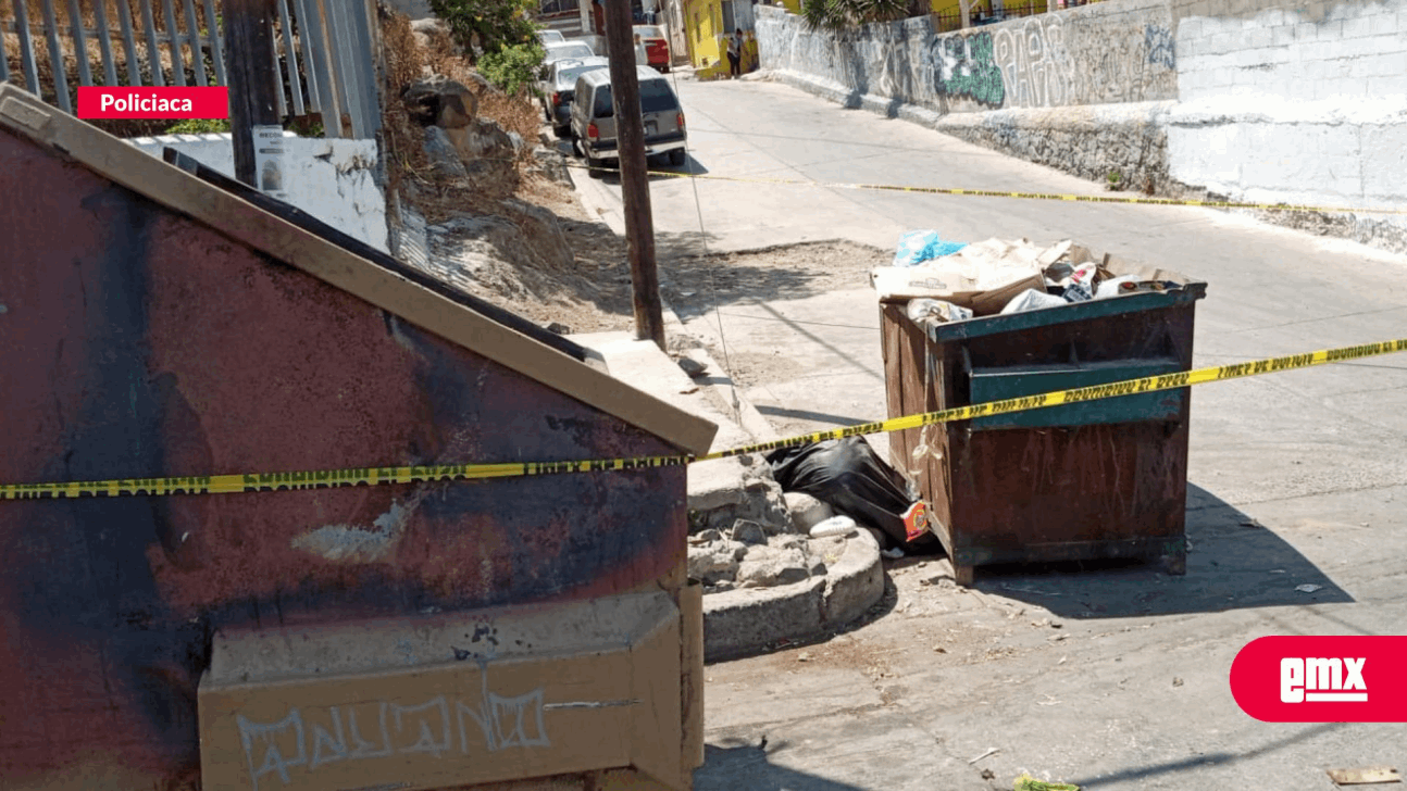 EMX-Localizan cadáver de una persona abandonado en un contenedor