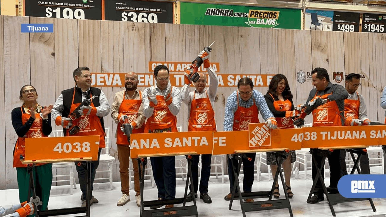 EMX-Inauguran tienda Home Depot en Santa Fe 
