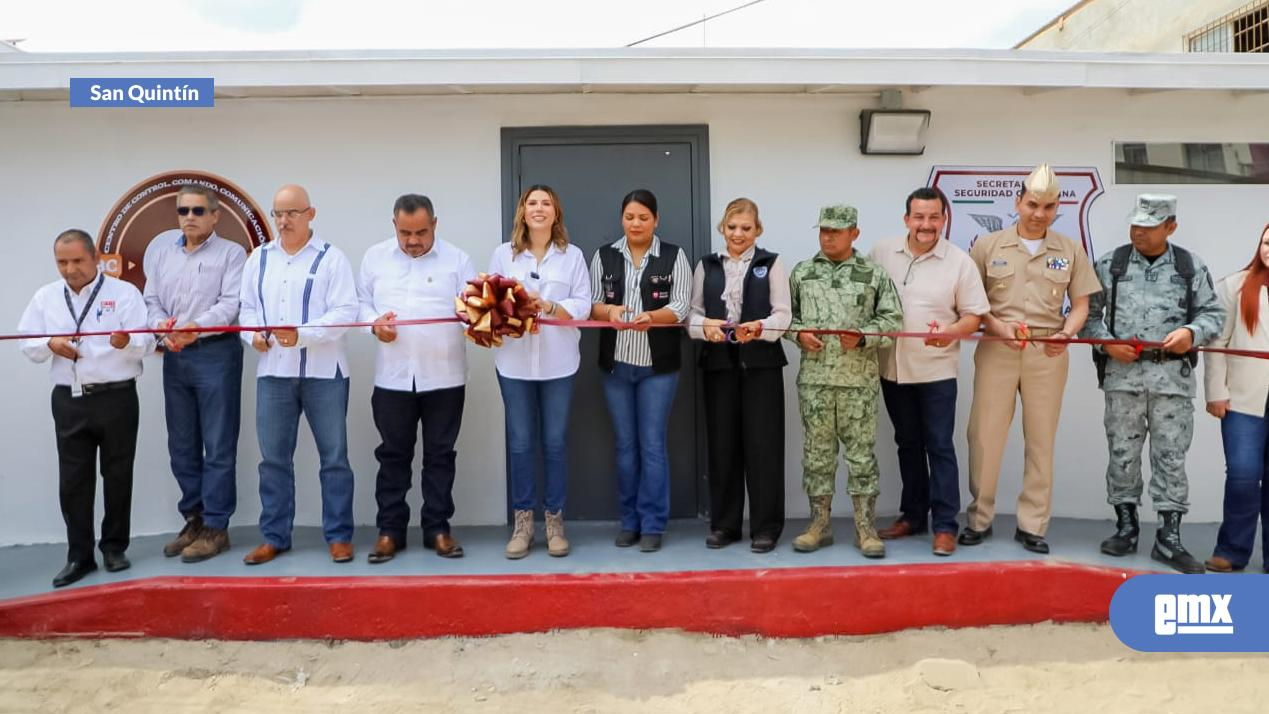 EMX-INAUGURA GOBERNADORA MARINA DEL PILAR C5 EN SAN QUINTÍN PARA LA SEGURIDAD DE LAS FAMILIAS 