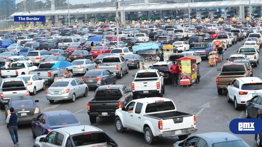 EMX-Caos en el cruce internacional San Ysidro por caída de sistema en CBP