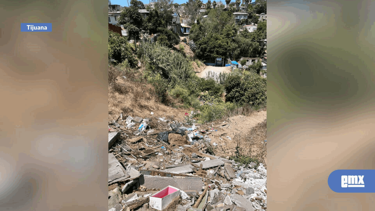 EMX-Denuncian faldas de cerro llenas de basura y escombros