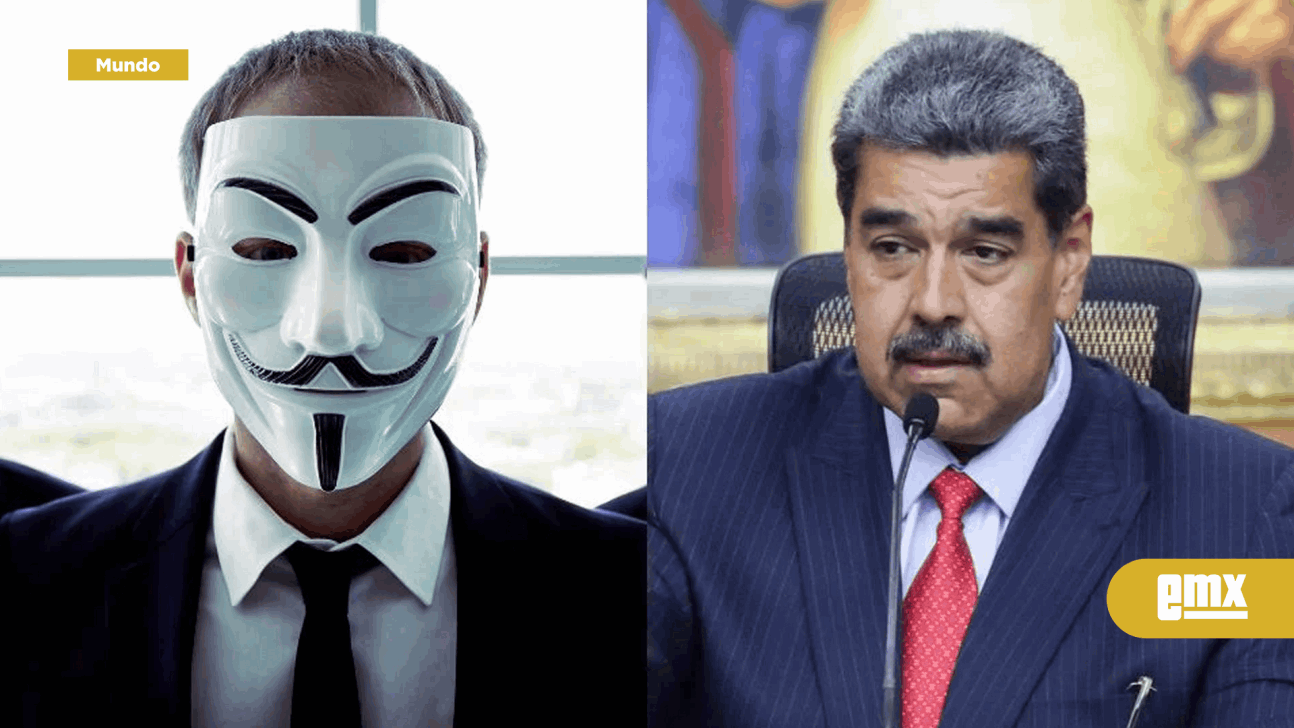 EMX-Anonymous va contra Maduro y tira sitios oficiales del gobierno de Venezuela