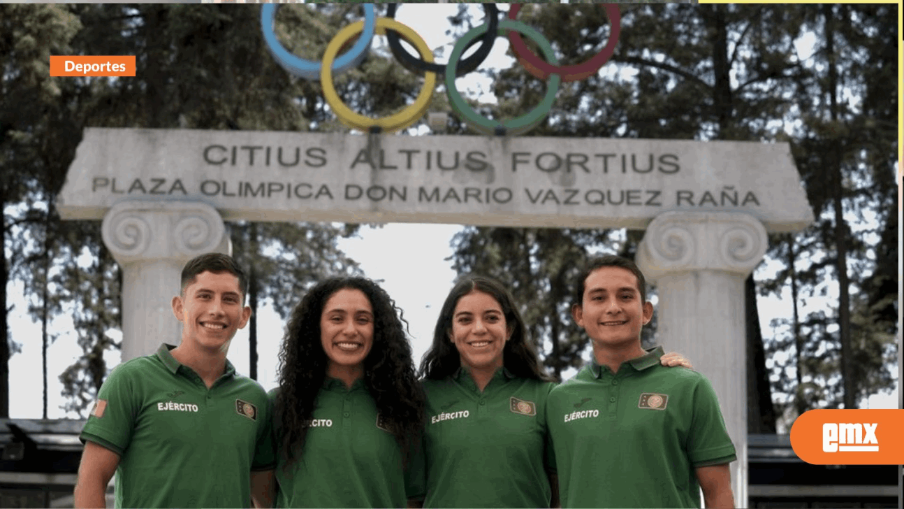 EMX-Varios atletas mexicanos en París 2024, son militares 