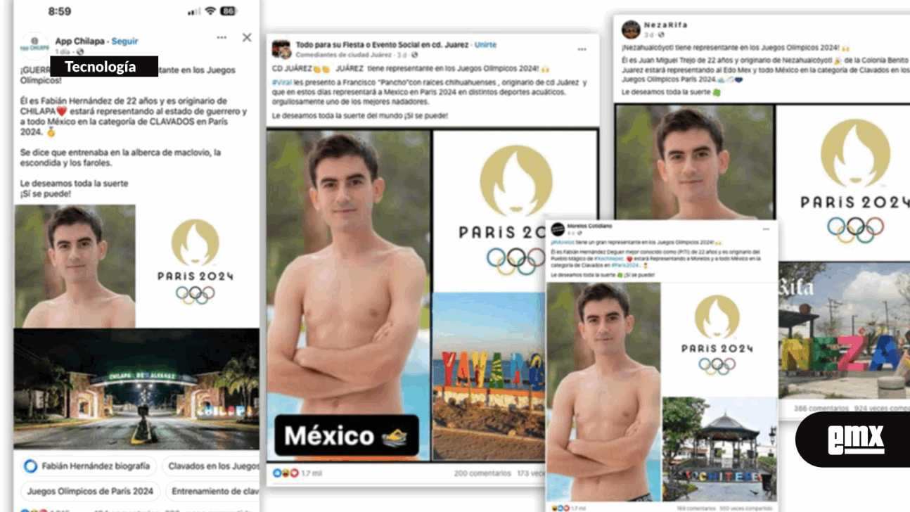 EMX-Usuarios en redes sociales confunden a actor porno con atleta mexicano por desinformación