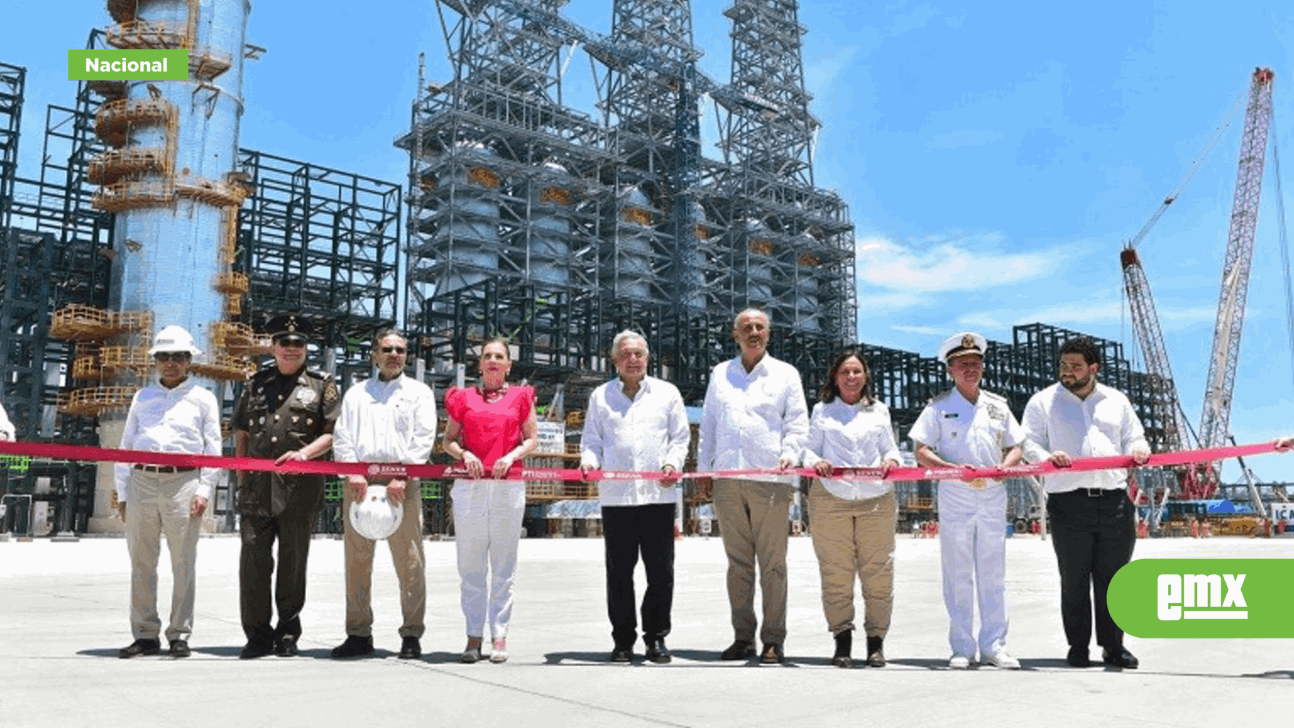 EMX-López Obrador inaugura refinería Olmeca en Dos Bocas