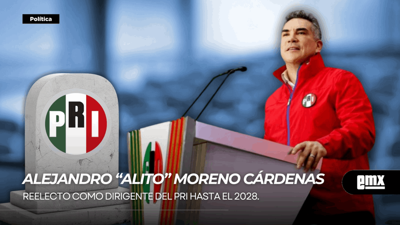 EMX-ALEJANDRO “ALITO” MORENO CÁRDENAS…reelecto como dirigente del PRI hasta el 2028