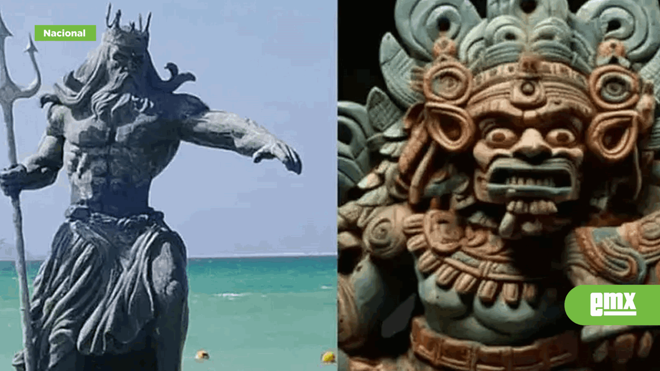 EMX-Colocarán estatua del dios maya Chaac para darle batalla a Poseidón en Yucatán