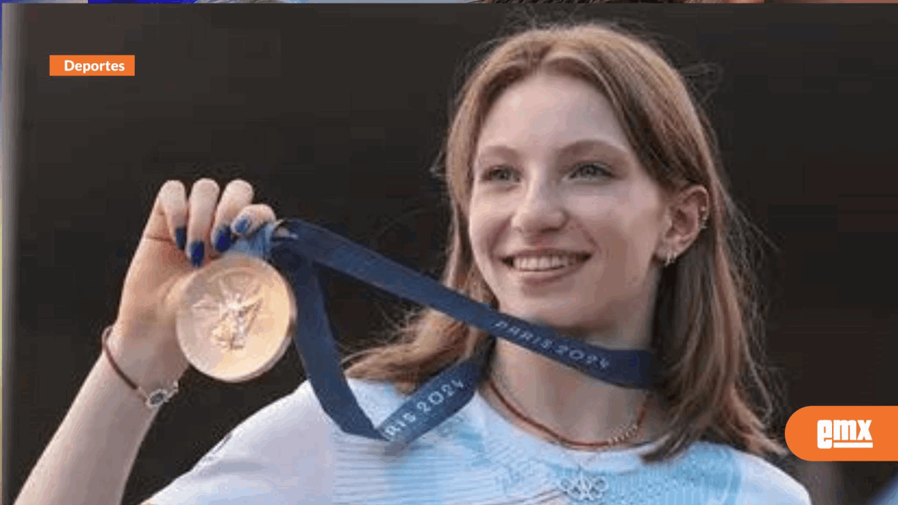 Gimnasta Rumana Ana Barbosu Recibe La Medalla Que Le Hab... - El Mexicano