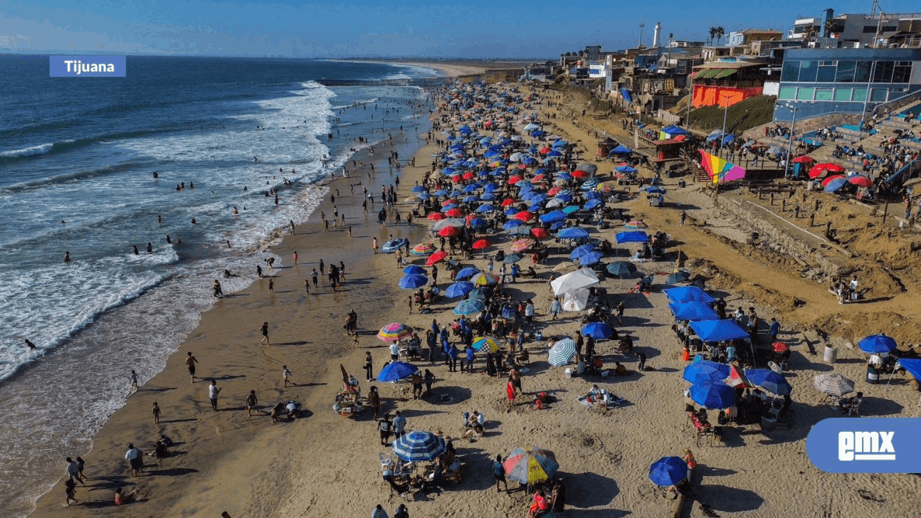 EMX-Miles disfrutan del buen clima en Playas de Tijuana, pese a obras en el malecón