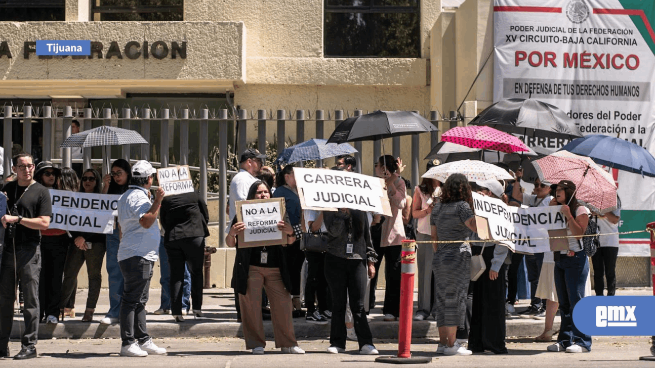 EMX-Empleados de base se unen al paro Nacional de Labores en Tijuana