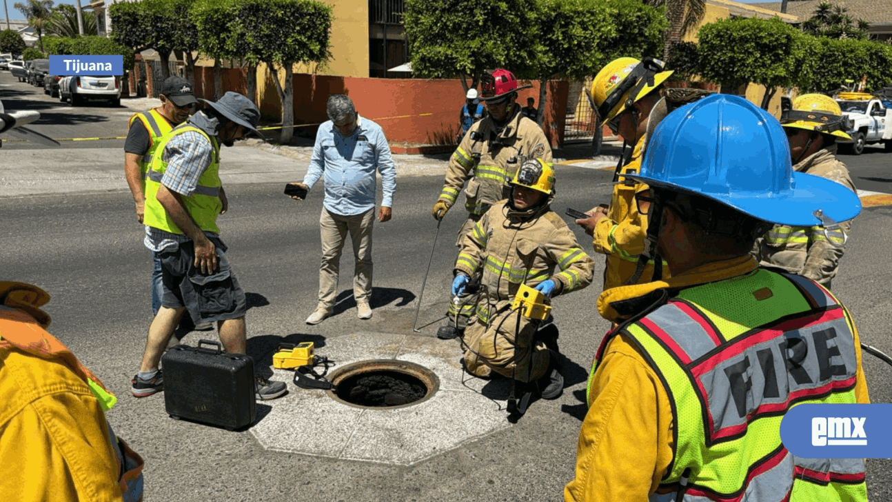 EMX-Vuelve a explotar alcantarillado en Lomas de Agua Caliente