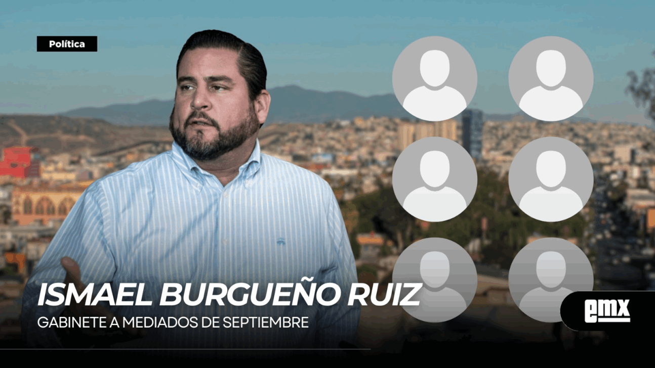 EMX- ISMAEL BURGUEÑO RUIZ…gabinete a mediados de Septiembre