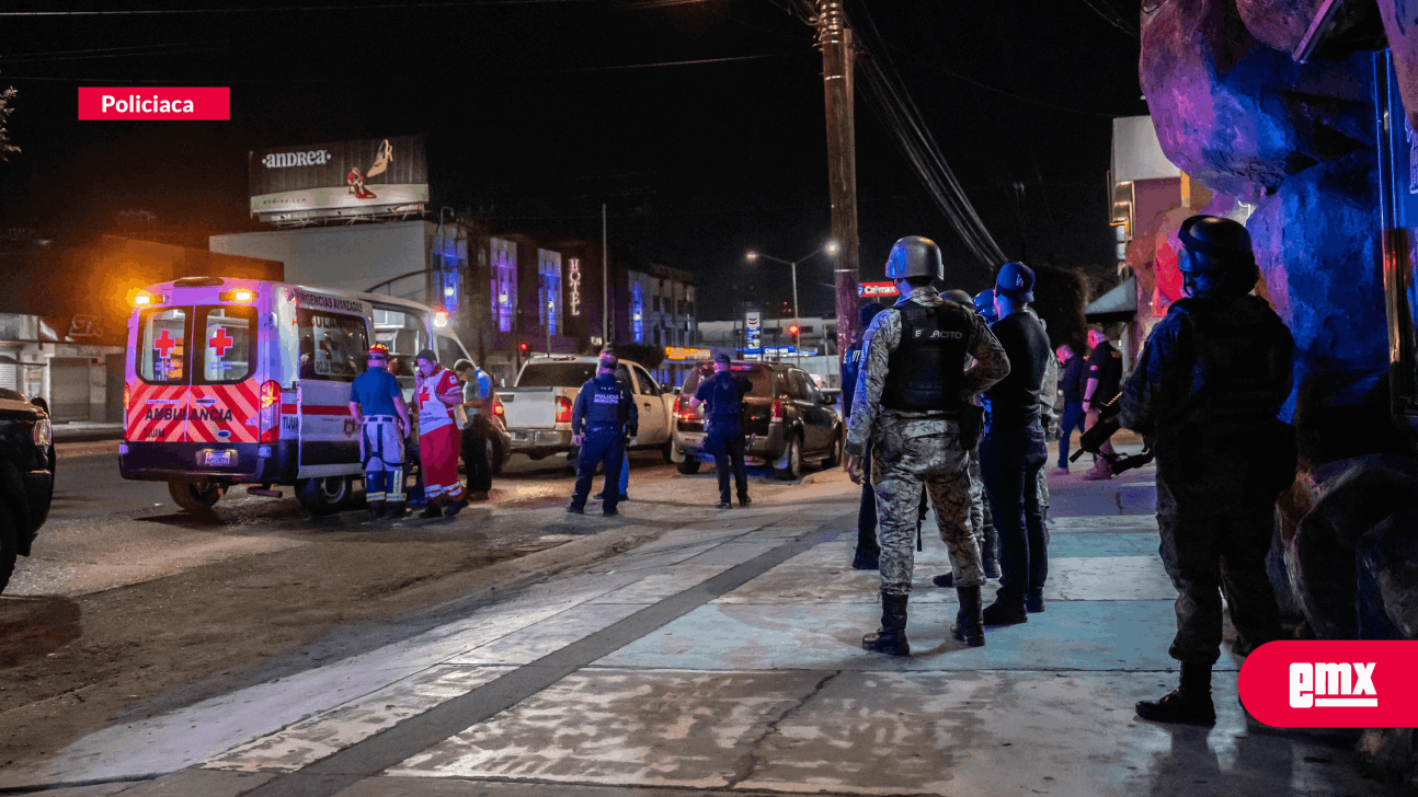 EMX-Tras tiroteo hieren a guardia de seguridad de un bar