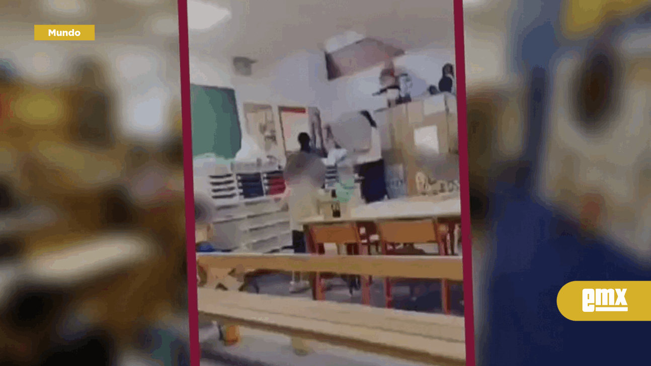 EMX-VIDEO: Graban a maestra de kinder golpeando a una niña en plena clase