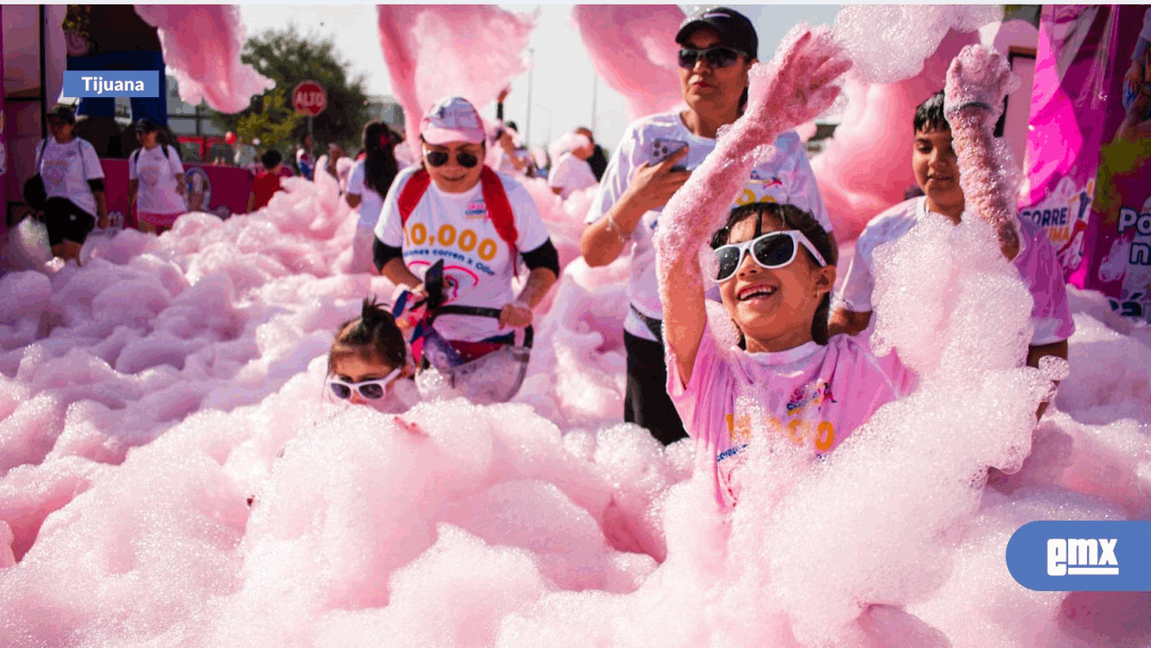 EMX-Miles de personas participan en la carrera "Corre con Espuma" 