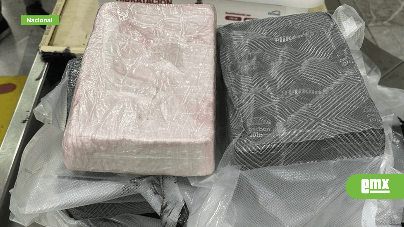 EMX-Decomisan más de 14 kg de cocaína en AICM; hay dos rumanas detenidas