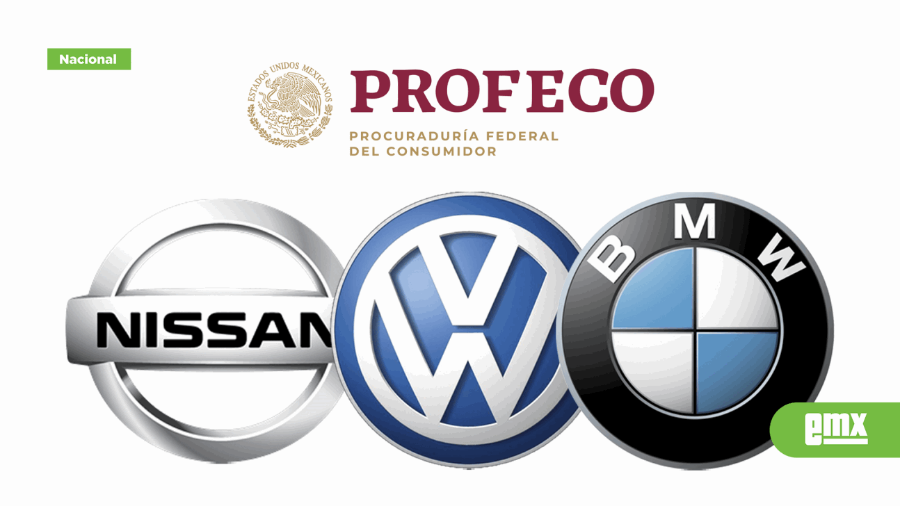 EMX-PROFECO emite alerta por fallas en vehículos de Nissan, Volkswagen y BMW: Aqui los modelos afectados