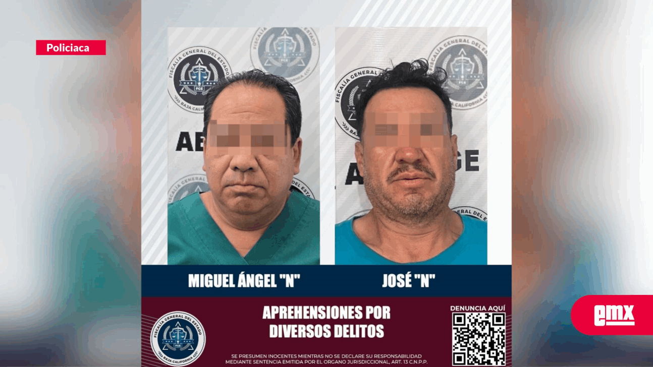 EMX-Cumplimenta AEI dos órdenes de aprehensión por abuso sexual y robo de vehículo