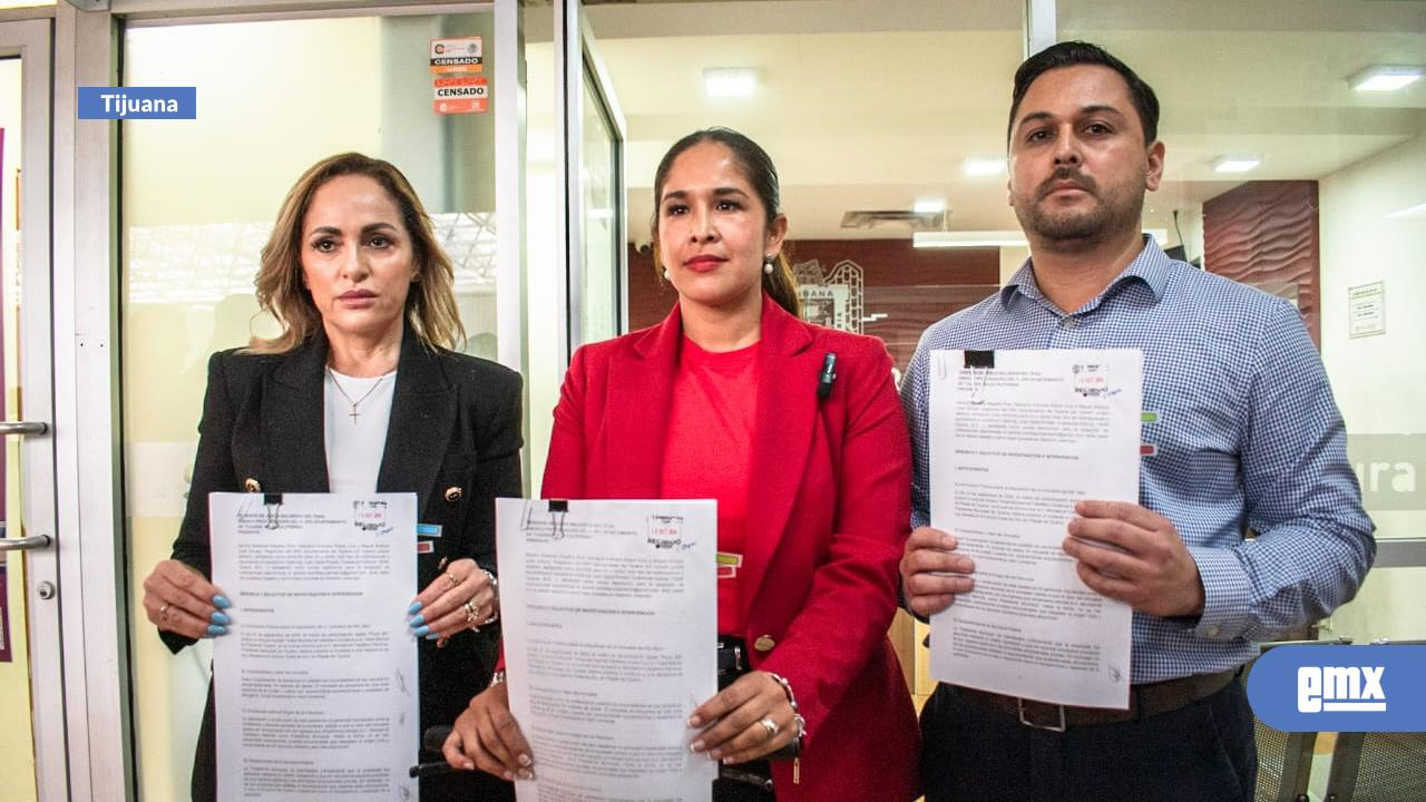 EMX-Regidores del PAN denuncian a la exalcaldesa, Montserrat Caballero por presunto enriquecimiento ilícito 