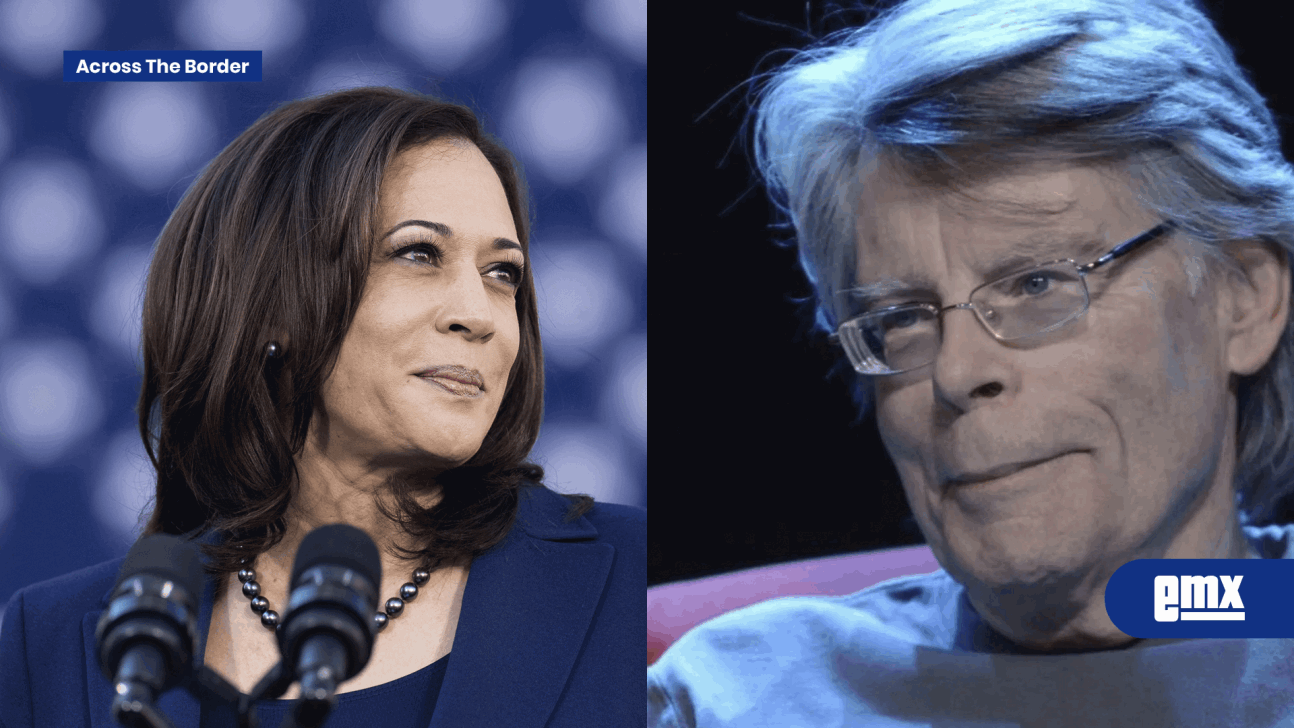 EMX-Stephen King pide voto para Kamala Harris