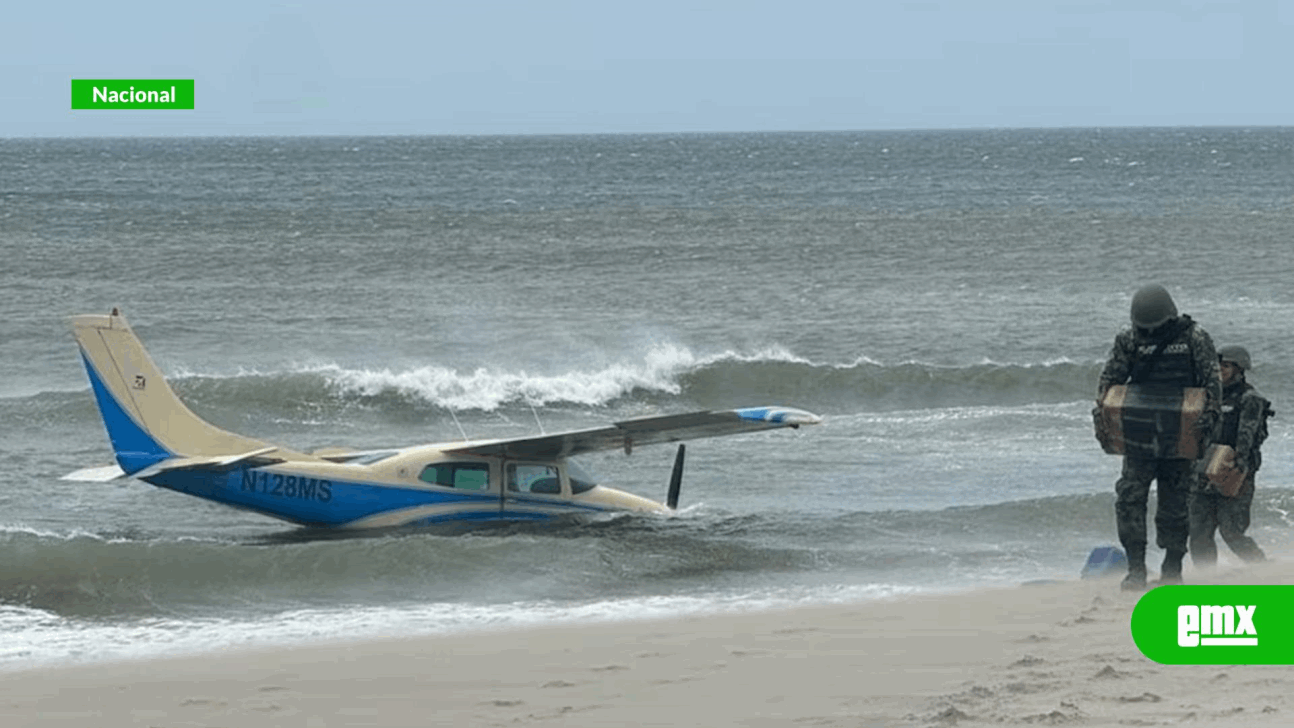 EMX-Sedena-asegura-aeronave-con-más-de-media-tonelada-de-cocaína-en-Oaxaca;-realizan-acciones-periciales