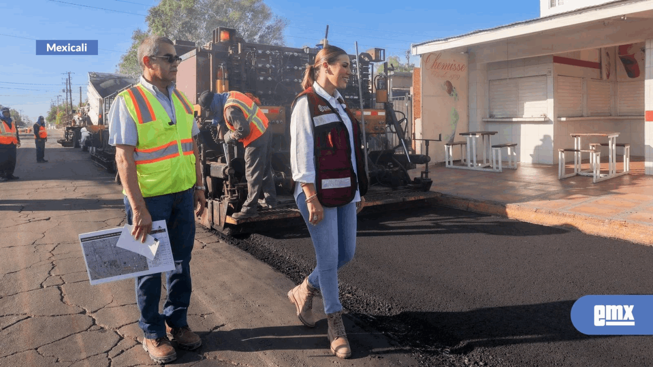 EMX-AVANZA GOBIERNO DE MARINA DEL PILAR EN REHABILITACIÓN DE VIALIDADES PARA MEJORAR LA CIRCULACIÓN EN EL ESTADO