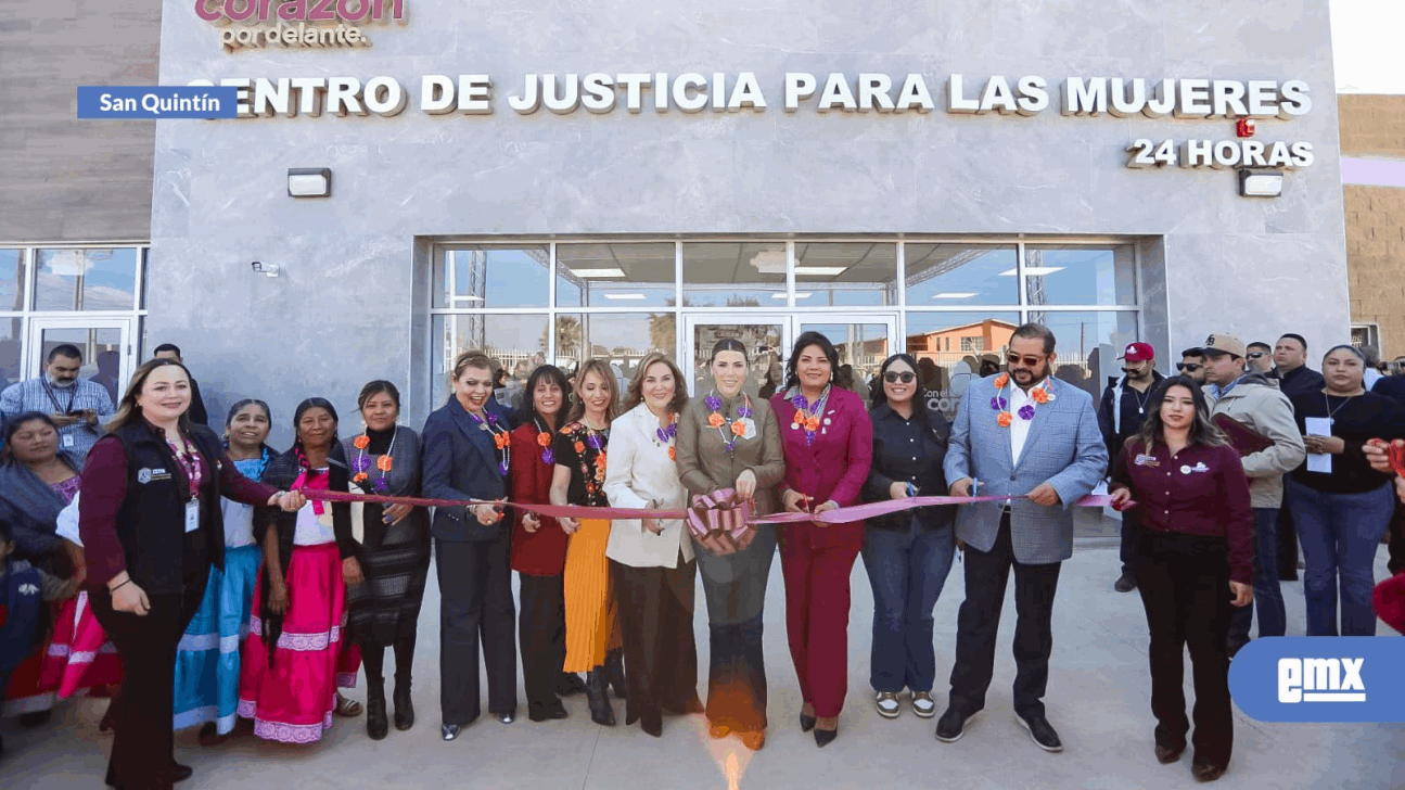 EMX-INAUGURA GOBERNADORA MARINA DEL PILAR EL NUEVO CENTRO DE JUSTICIA PARA LAS MUJERES EN SAN QUINTÍN