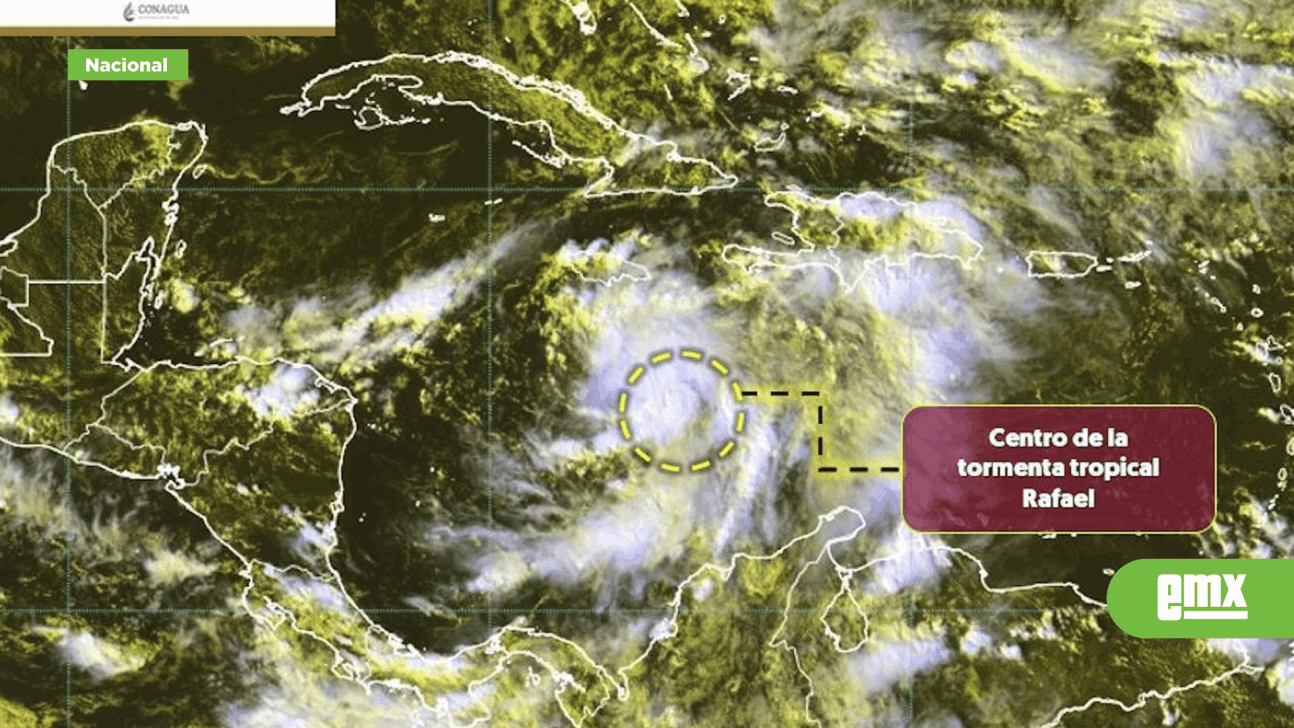 EMX-Se-forma-en-el-Caribe-la-tormenta-tropical-Rafael;-se-prevé-que-sea-un-huracán-categoría-2