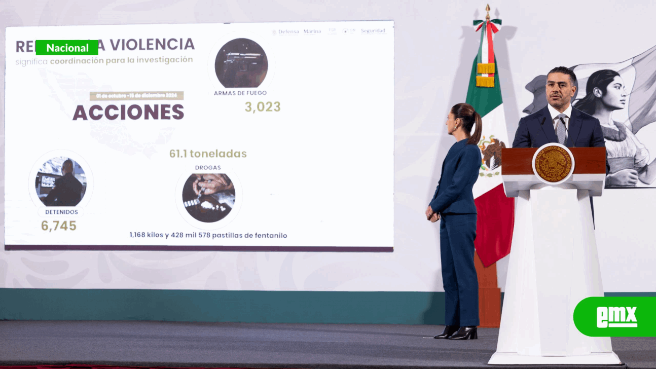 EMX-GOBIERNO DE MÉXICO ASEGURA 61.1 TONELADAS DE DROGA Y 3 MIL 23 ARMAS