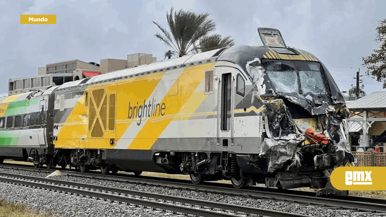 EMX-Colisión-entre-tren-y-camión-de-bomberos-deja-15-heridos-en-Delray-Beach,-Florida