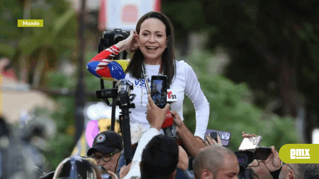 EMX-María-Corina-Machado-es-liberada-tras-su-detención-en-Caracas,-según-su-equipo-de-campaña