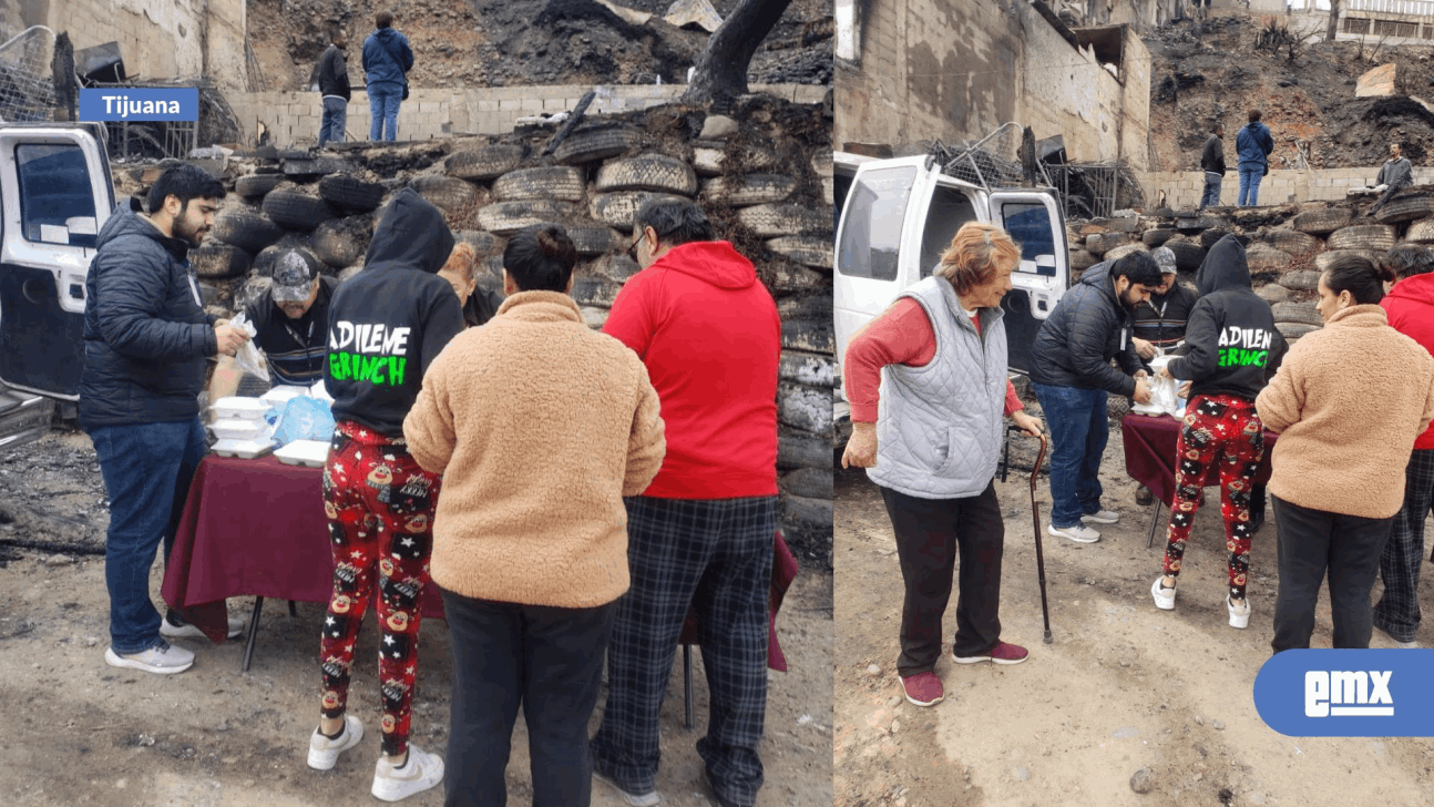 EMX-ENTREGA XXV AYUNTAMIENTO DE TIJUANA APOYOS A FAMILIAS AFECTADAS POR EL INCENDIO EN PEDREGAL DE SANTA JULIA