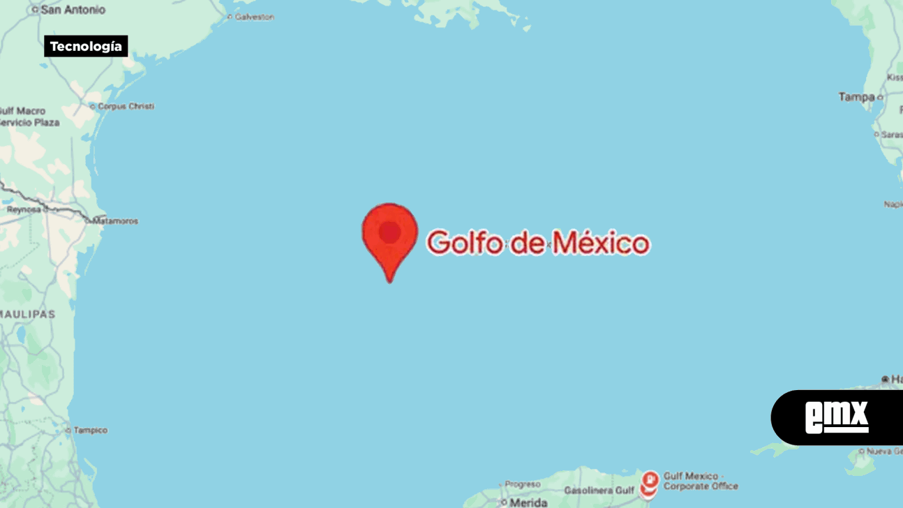 EMX-Google mostrará el ‘Golfo de América’ solo para los usuarios de Maps en Estados Unidos