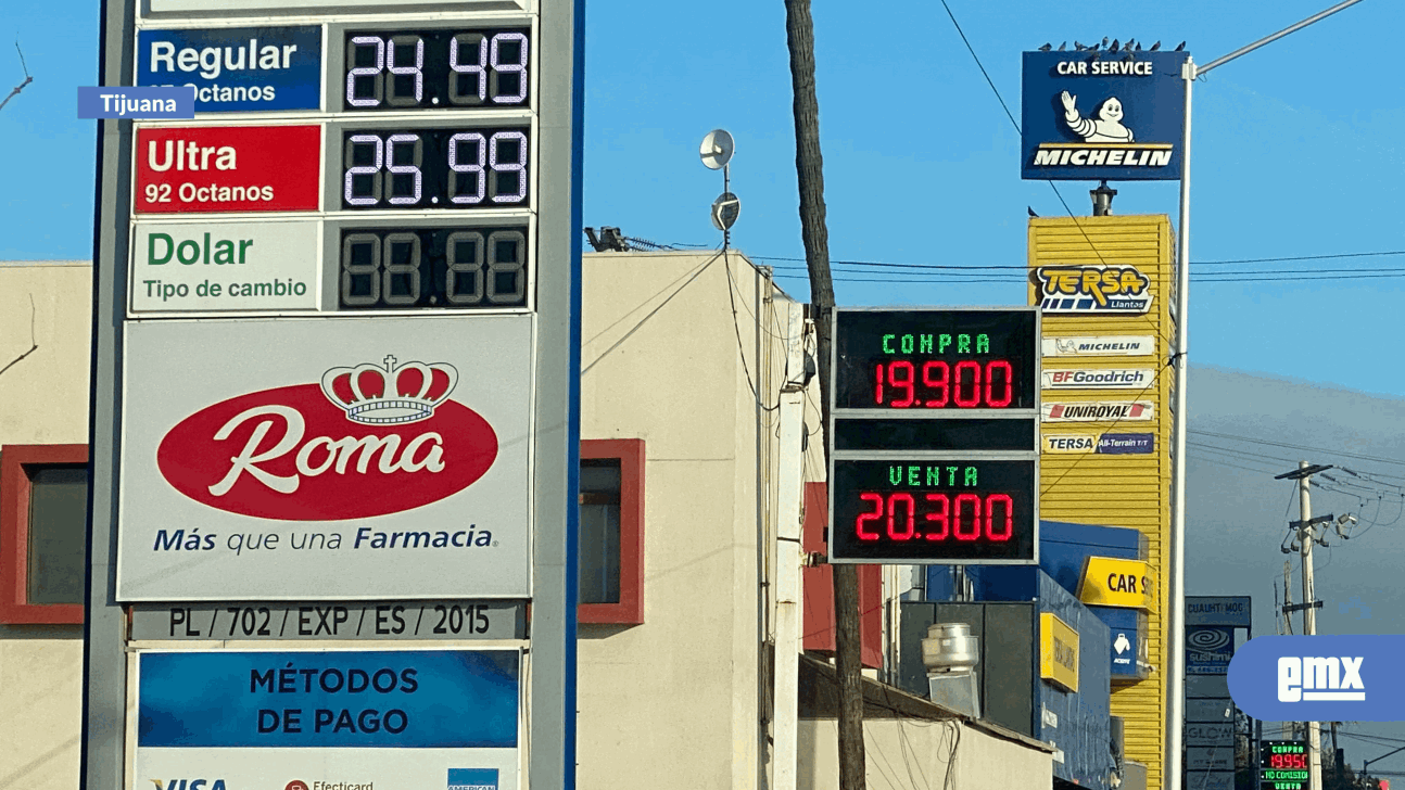 EMX-Tipo de cambio en Tijuana