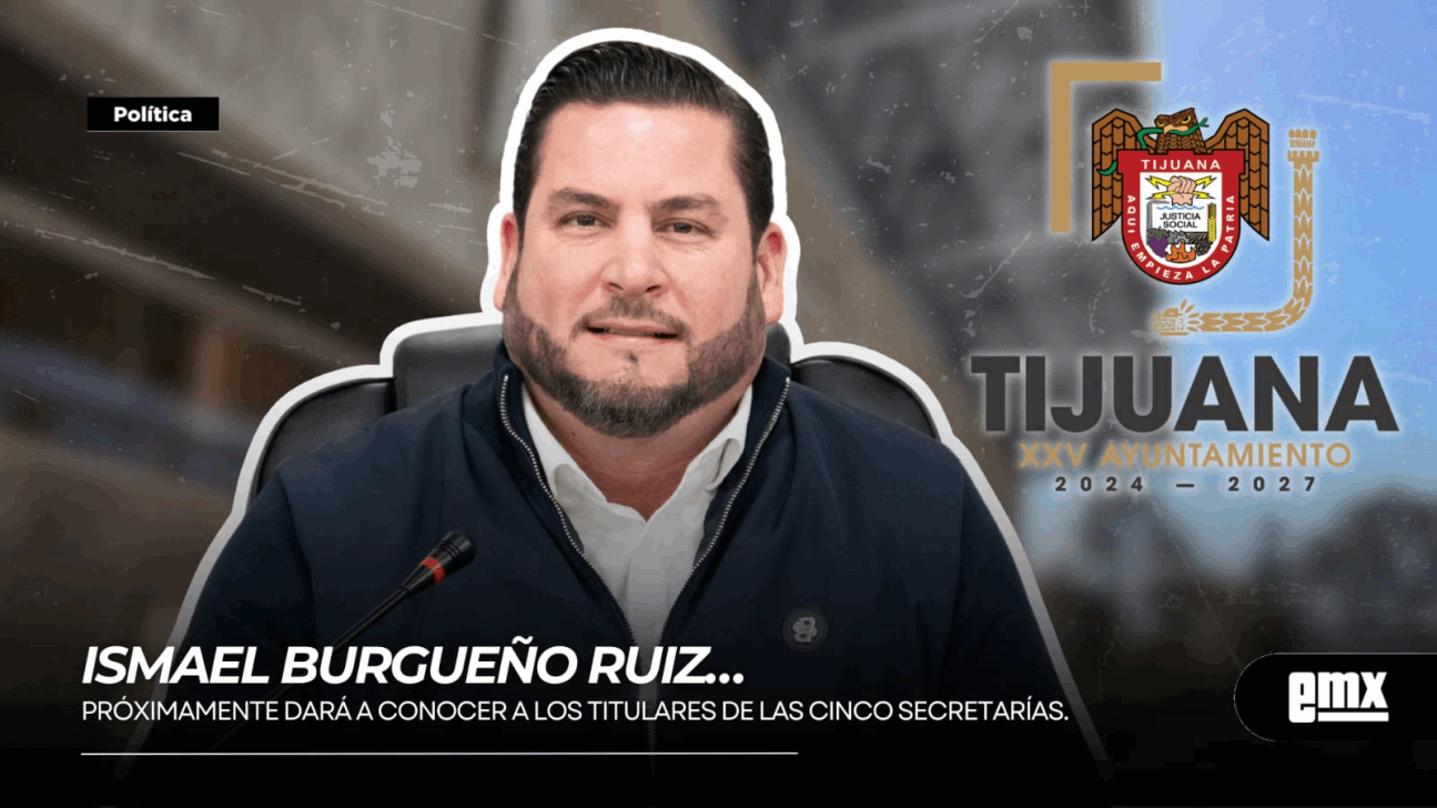 EMX-ISMAEL BURGUEÑO RUIZ…próximamente dará a conocer a los titulares de la cinco secretarías