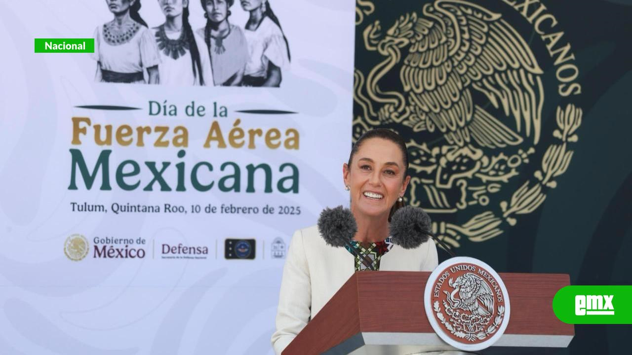 EMX-EN-QUINTANA-ROO,-PRESIDENTA-CLAUDIA-SHEINBAUM-CONMEMORA-EL-110-ANIVERSARIO-DE-LA-FUERZA-AÉREA-MEXICANA-E-INAUGURA-LA-BASE-AÉREA-MILITAR-NO.20